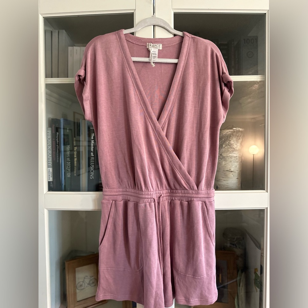 L*SPACE GREAT ESCAPE ROMPER Dusty Rose size‎ Large - Picture 8 of 10